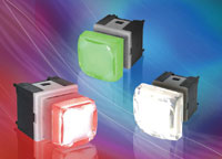 Illuminated keyboard switch offers 'no click' operation