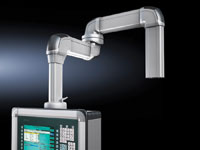 Cable entry made easy with support arms