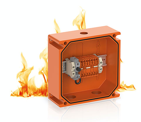 New fire protection enclosures with quick installation for cable junctions