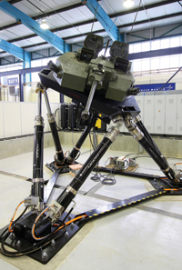 Lockheed Martin tests tank turrets with motion platform