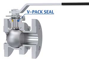 New sealing system for valve stems suitable for use with many chemicals