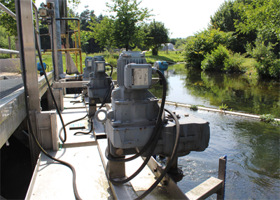 Gear motors keep water treatment systems running through flood conditions