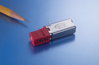 Miniature solenoid valve offers high flow and low leakage