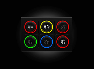 EAO Series 09 rugged keypads feature flexible illumination