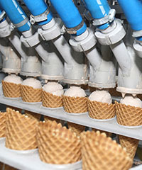 Chain installed on ice cream palletisers is sweet success