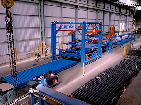 CC-Link IE TSN delivers precise control for automated steel mesh handling system