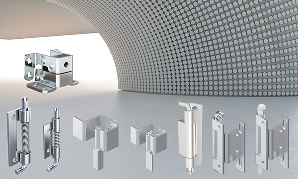 Stainless steel concealed hinges available ex-stock from FDB Panel Fittings