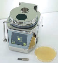 Performance benefits for microbial air sampler