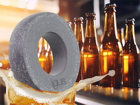Lubrication-free bearings ensure a maintenance-free bottling system