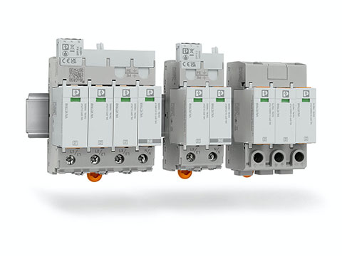 Surge protection devices offer easy and safe installation and operation