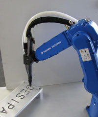 Riveting tool repurposed to insert viscous dampers