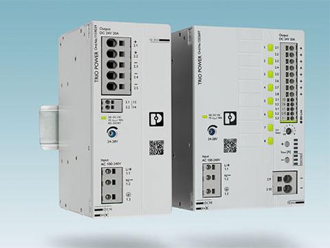 Power supplies with integrated circuit breaker