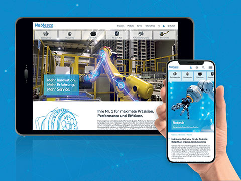 Nabtesco has a new online look