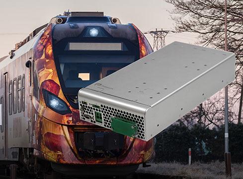 Compact, lightweight DC-DC converter meets railway standards