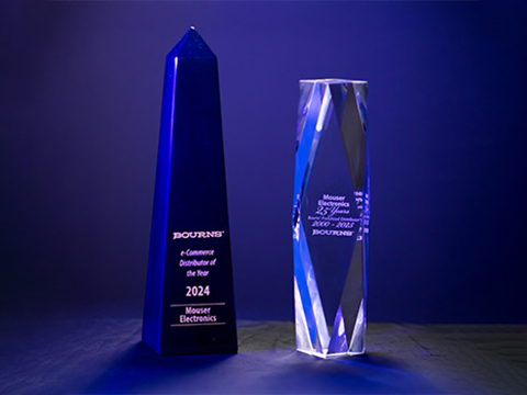 Mouser Electronics named Bourns Distributor of the Year 