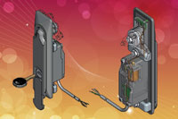 Remote unlocking for EMKA swinghandles