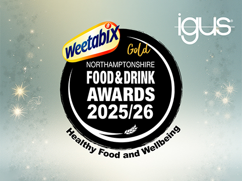 igus wins gold at Weetabix Northamptonshire Food and Drink Awards