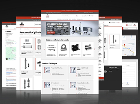Camozzi announces the launch of its new webstore