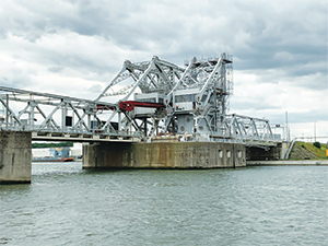 Stromag spring applied brakes specified for busy bascule bridge at Port of Antwerp