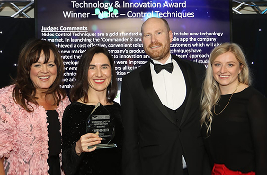 Control Techniques is a winner of the Powys Business Award