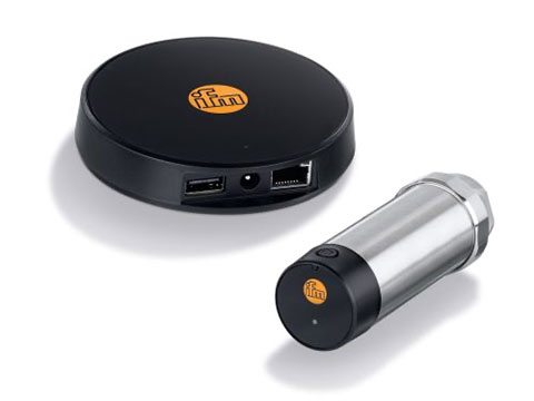 Battery-powered vibration sensor