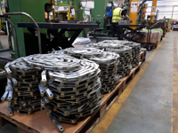 Nearly two kilometres of metric pitch conveyor chain is made in record time