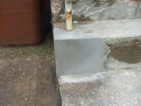Step by step concrete repair with Loctite