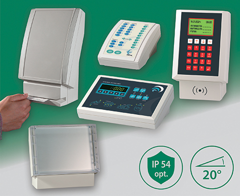 DATEC-TERMINAL plastic enclosures from OKW now in two versions