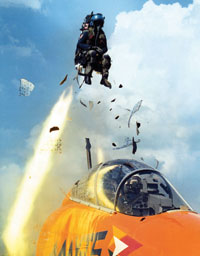 Servo drives key on ejection seat test rig