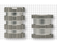 Moulded-in aluminium threaded inserts