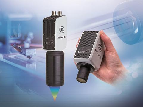 Confocal sensor and controller saves space and simplifies installation