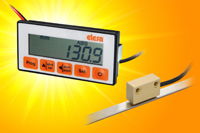 High accuracy, non-contact magnetic position indicator
