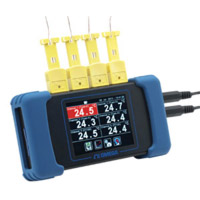 Introducing OMEGA RDXL6SD six channel handheld temperature data logger