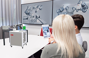 ABB offers Augmented Reality on a smartphone to simplify robot installations