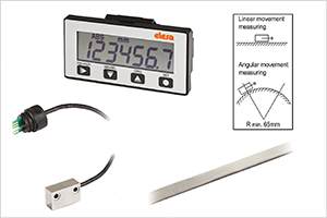Elesa introduces MPI-R10 magnetic measuring system with seven-digit display, for linear or angular measurement