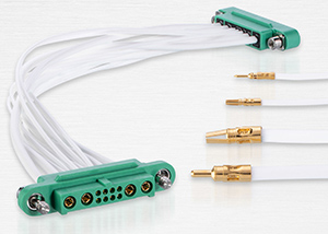 Harwin offers cable assemblies to support Gecko-MT mixed technology connectors