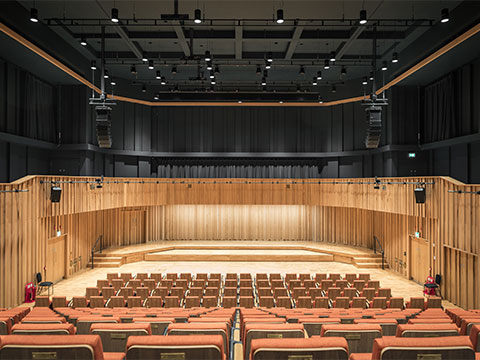 Cable management solution supports award-winning Concert Hall