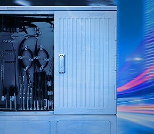 Emka vandal resistant IP65 street cabinet hardware