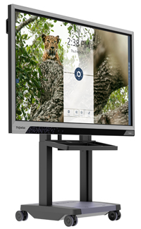 Drag chains in height-adjustable touchscreens for classrooms