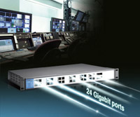 High port density industrial Ethernet switches offer full Gigabit performance