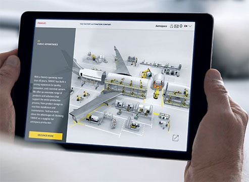 Fanuc’s unveils aerospace portal at Farnborough International Airshow