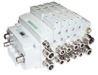 Valve island with new valve size increases flexibility