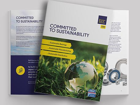 Sustainability in bearings brochure released by Brammer and SKF