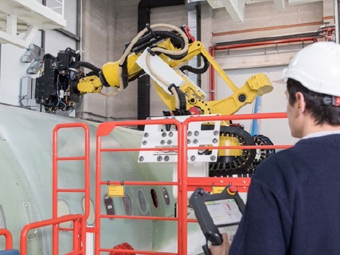 Robotics innovation from FANUC boosts aerospace manufacturing output