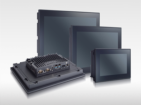 Panel computers for reliable operation in harsh industrial environments