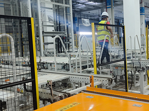 Light curtains excel in an automated warehouse