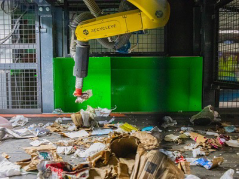 Recycleye wins FANUC award for innovation and extends exclusive robot deal