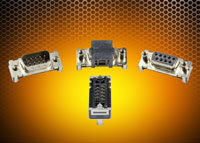 Straight D-Sub surface-mount connectors