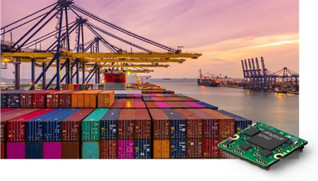 Network connectivity solved in automated container ports