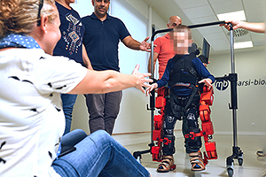 Exoskeletons provide freedom to stand, move and interact